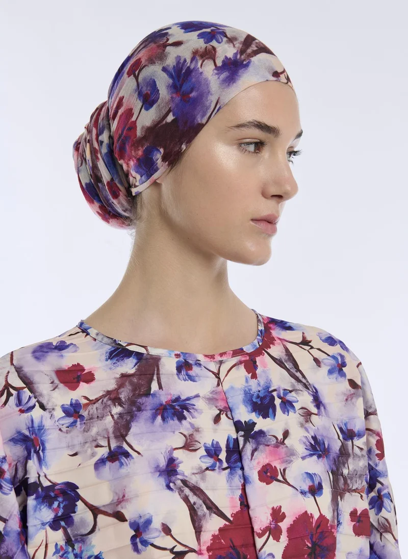 Iyal All-Over Flowers Scarf