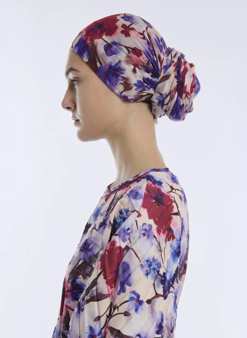 Iyal All-Over Flowers Scarf