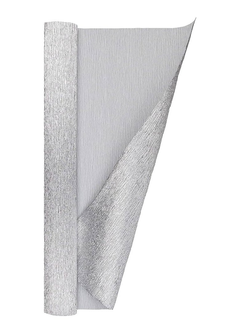 Terabyte ورق كريب ألمنيوم مطوي مفرد 50X120 سم فضي - Image 1