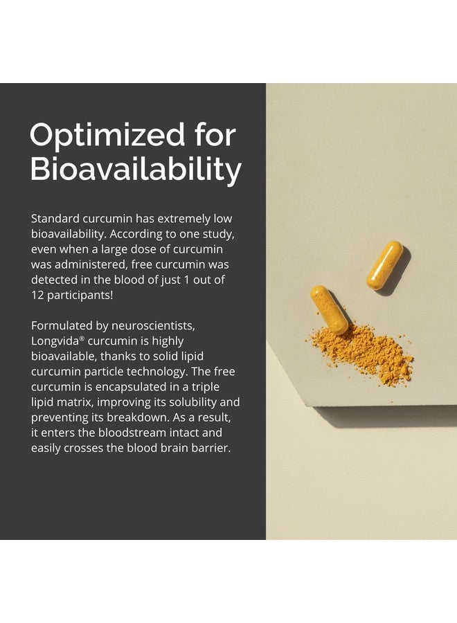برينمد BrainMD Brain Curcumins - 30 كبسولة نباتية - مع الكركمين Longvida - خالية من الجلوتين - 30 وجبة - Image 5
