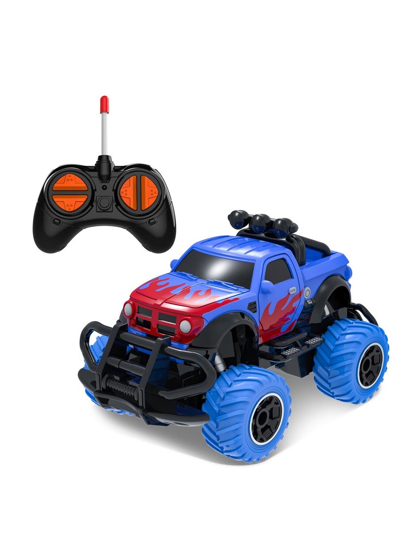 SYOSI Remote Control Racing Car, Outdoors Toys, RC Toys for 4-5 Year Old Kids, Race Car Toys Remote Control Trucks, Toddlers Toys Mini Sport RC Car, for Toddlers Birthday Gifts (Blue)  - Image 1