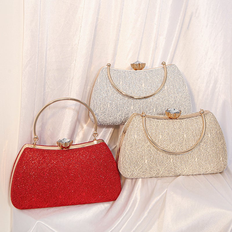New Evening Bag Cheongsam Bag Wedding Bag Bridal Bag Evening Dress Bag Celebrity Handbag Shoulder Crossbody Handbag - Image 2