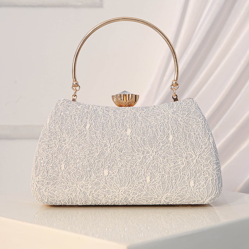 New Evening Bag Cheongsam Bag Wedding Bag Bridal Bag Evening Dress Bag Celebrity Handbag Shoulder Crossbody Handbag - Image 1