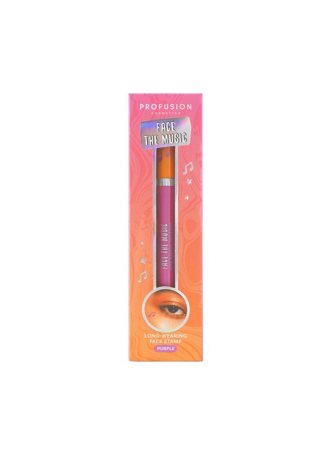 Profusion Cosmetics Its A Vibe The Music Face Stamp Long Wearing And Quick Dry Formula Colored Stamp In Star Heart And Music Note Styles For Attractive Looks - Image 1