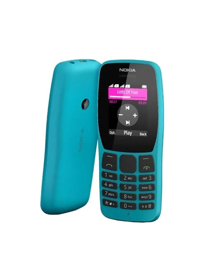 نوكيا موبايل 110 بشريحتين لون أزرق محيطي بذاكرة داخلية سعة 4 ميجابايت يدعم تقنية 2G - Image 2
