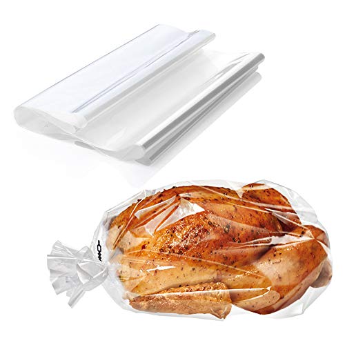 ECOOPTS Turkey Oven Bags Large Size Oven Cooking Roasting Bags for Chicken Meat Ham Seafood Vegetable 10 Bag 216 x 236 IN 1 Pack Large Size - Image 5