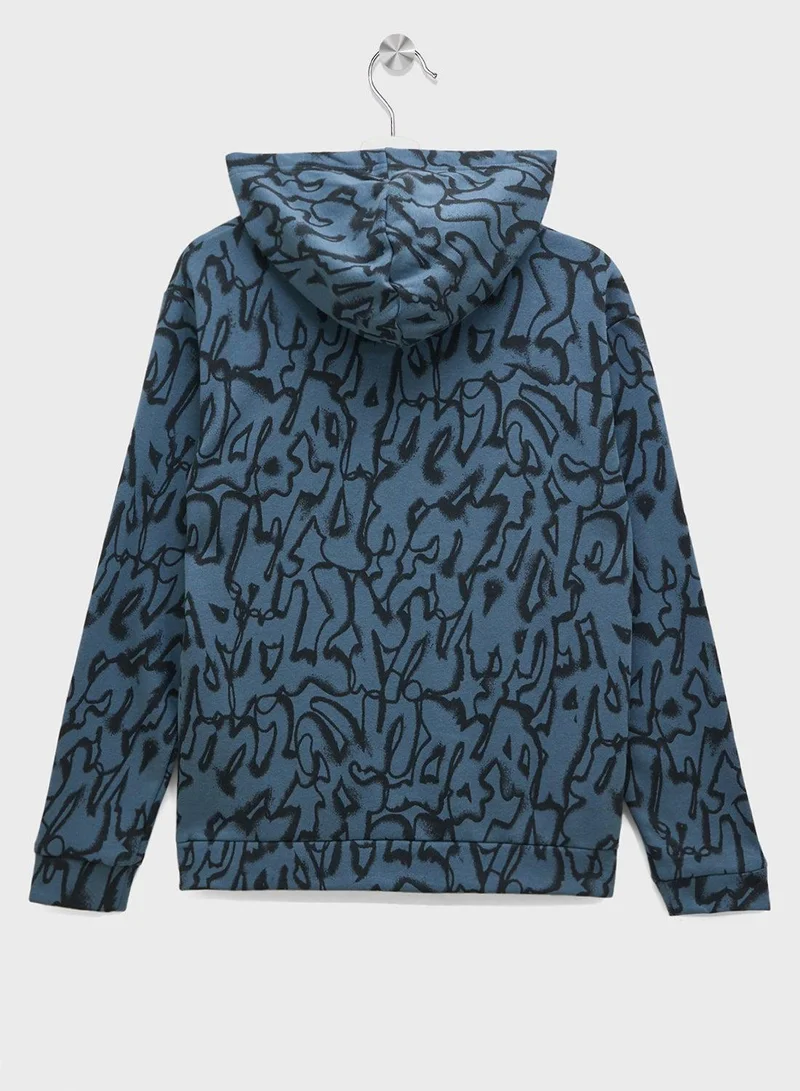 H&M Printed Hoodie