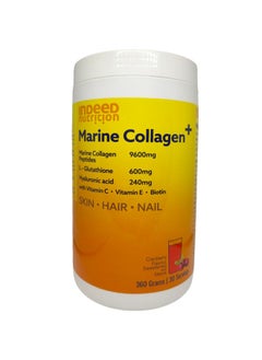 Indeed Nutrition Marine Collagen+ 360g (30 Servings) with 300ml Shaker | Supports Healthy Skin, Hair, Nails, Joints & Anti-Aging | Hydrolyzed Marine Collagen Peptides  - Image 2