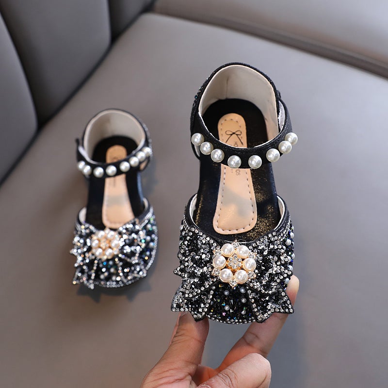 Girl'S Shoes Princess Shoes 2022 Children'S Shoes Soft Sole Sandals Girl Baby'S Rhinestone Crystal Summer Shoes - Image 5