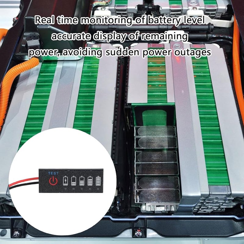 5 Size Lithium Battery Capacity Display Module Voltage Meter Accurate Power Level - Image 2