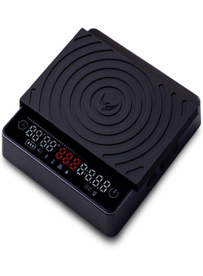 KNODOS Smart Coffee Scale - Easy Use Digital Espresso Scale with Timer, Auto Tare & Flow Rate Indicator - Compact Rechargeable Weight Scale for Drip Coffee, Pour Over & Matcha - Image 1
