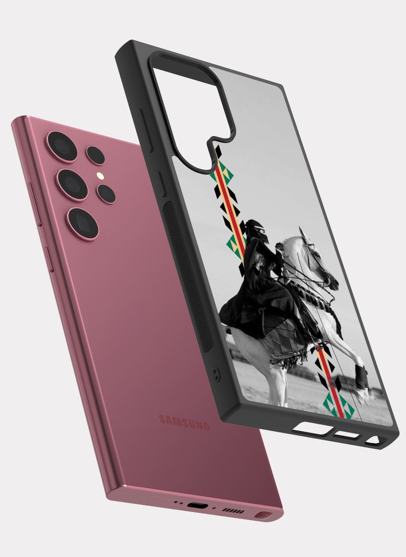 PXLAAT Samsung Galaxy S22 Ultra case cover Horsewoman - Image 2