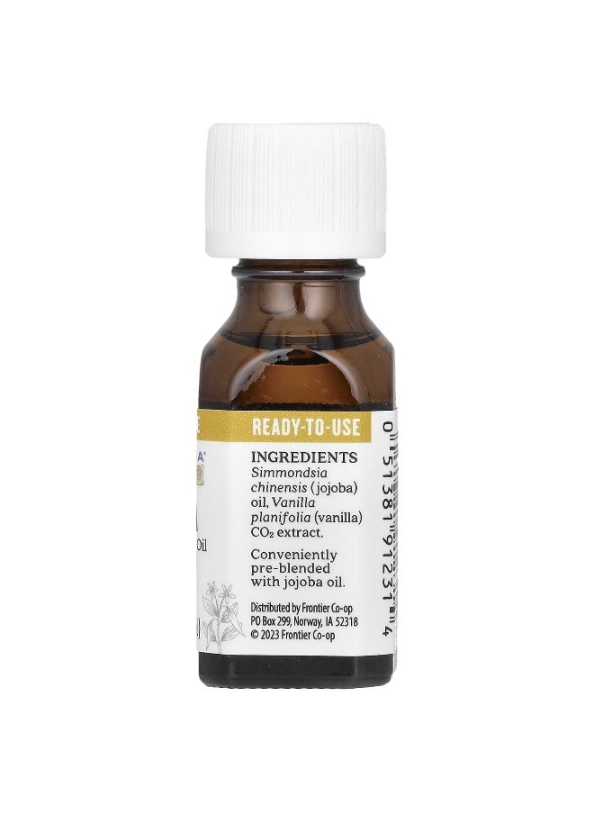 Aura Cacia Aura Cacia, Pure Essential Oil In Jojoba Oil, Vanilla, 0.5 fl oz (15 ml)  - Image 2