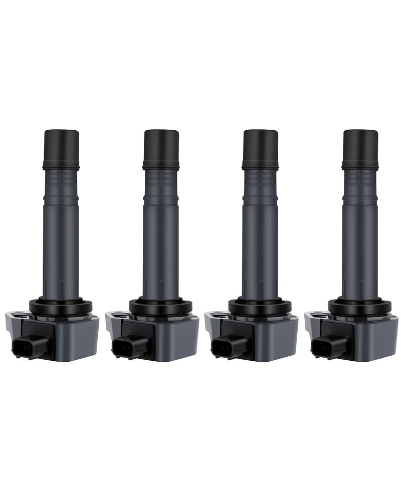 ECCPP Set of 4 Ignition Coils Pack for Civic for Honda L4 18L 20062011 Replacement for UF582 C1580 5C16371788393 RNAA01 IC662