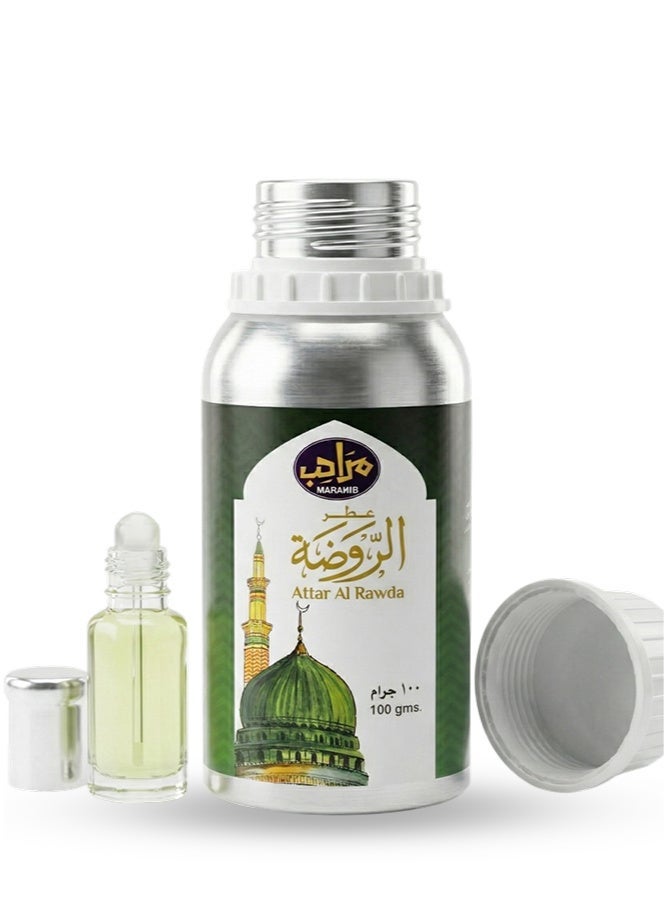 مرَاحِب الروضة زيت عطري زهري فاخر مناسب للعطور والمعطرات إعادة التعبئة والبيع والإهداء - Image 3