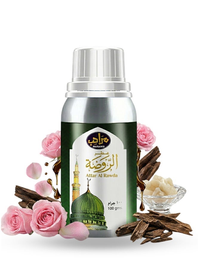مرَاحِب الروضة زيت عطري زهري فاخر مناسب للعطور والمعطرات إعادة التعبئة والبيع والإهداء - Image 2