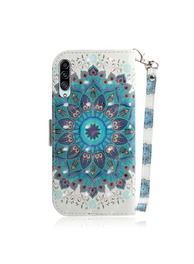 S-TOP Case For Galaxy A90 5G 3D Colored Drawing Horizontal Flip PU Leather Case with Holder & Card Slots & Wallet - Image 3