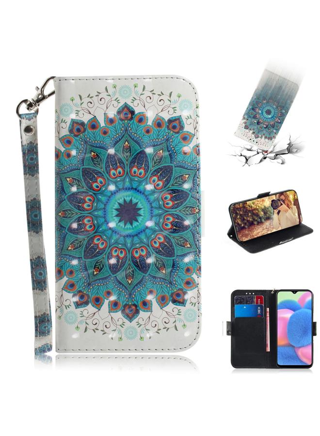 S-TOP Case For Galaxy A90 5G 3D Colored Drawing Horizontal Flip PU Leather Case with Holder & Card Slots & Wallet - Image 1