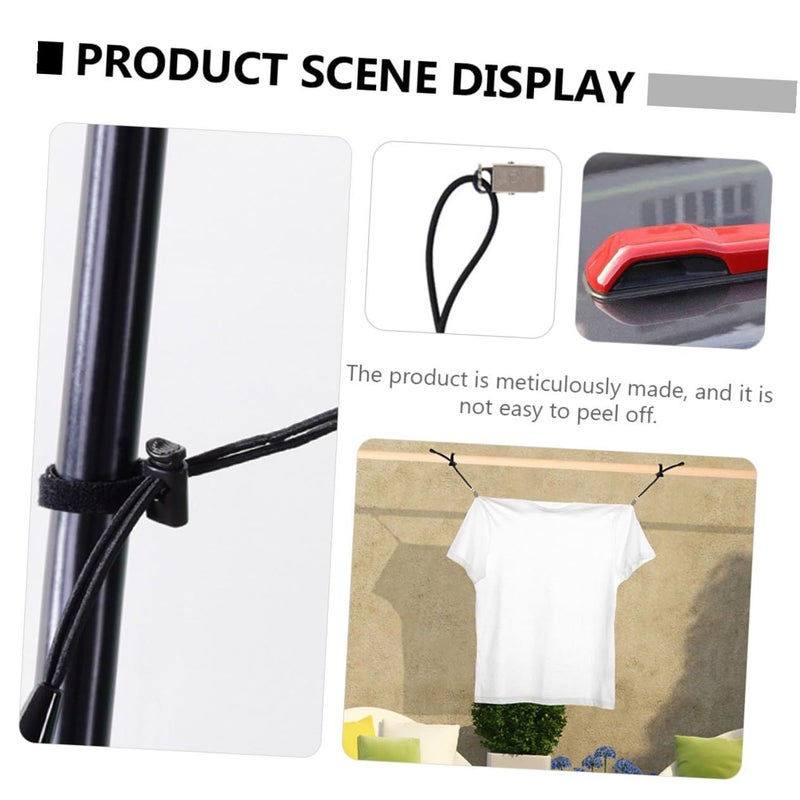 10 Pcs Adjustable Nylon Photography Backdrop Clips Elastic Windproof Studio Fix Clamps - Image 4