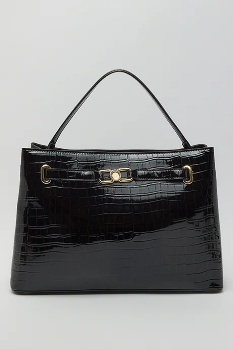 R&b Textured Handheld Bag