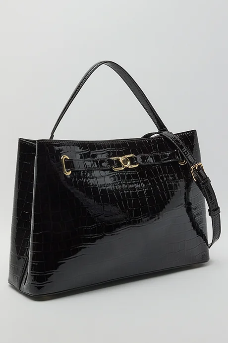 R&b Textured Handheld Bag