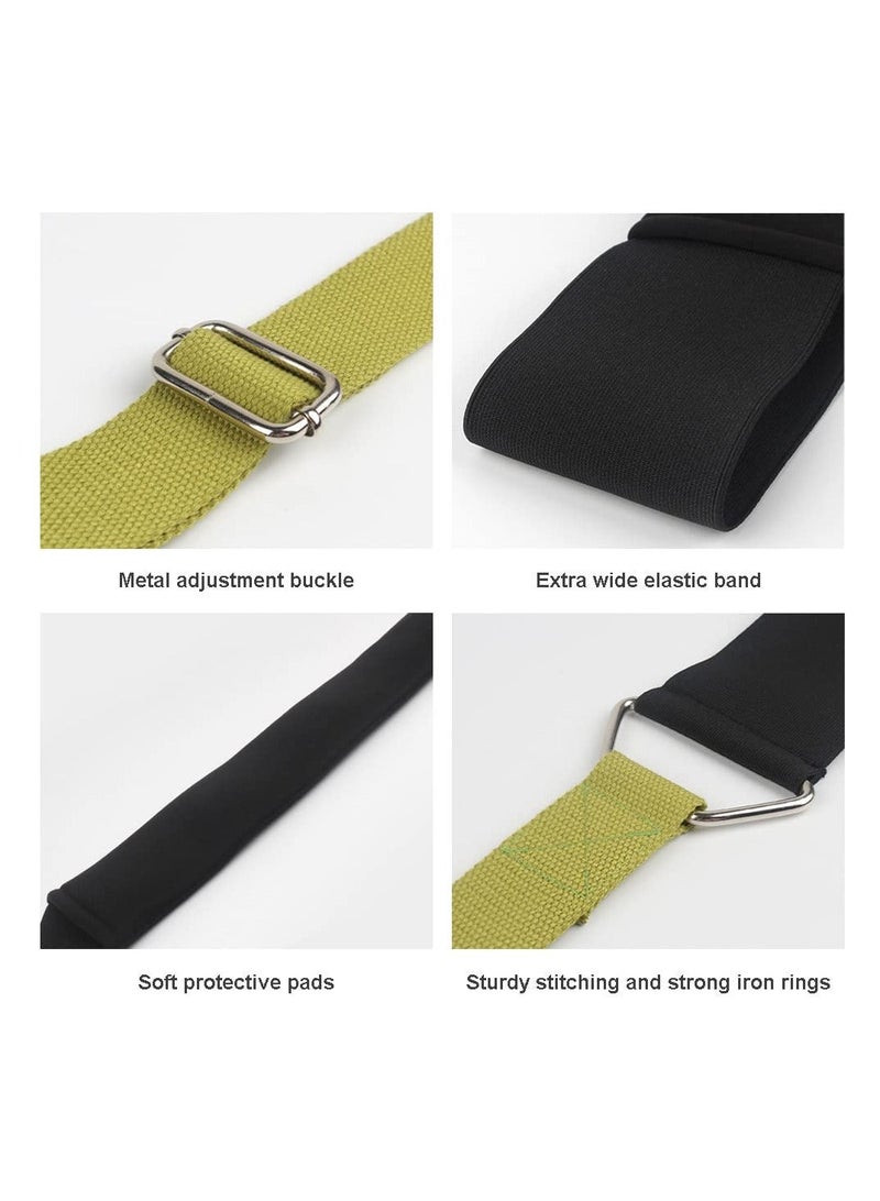 Y&D Yoga Stretching Strap Stretch Assist with 10 Numbered Loops Ankle Ligament Stretcher Belt Fitness Leg for Exercise Trainer Band  - Image 4