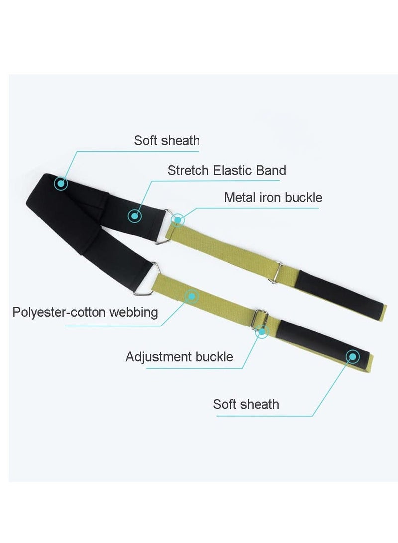 Y&D Yoga Stretching Strap Stretch Assist with 10 Numbered Loops Ankle Ligament Stretcher Belt Fitness Leg for Exercise Trainer Band  - Image 3