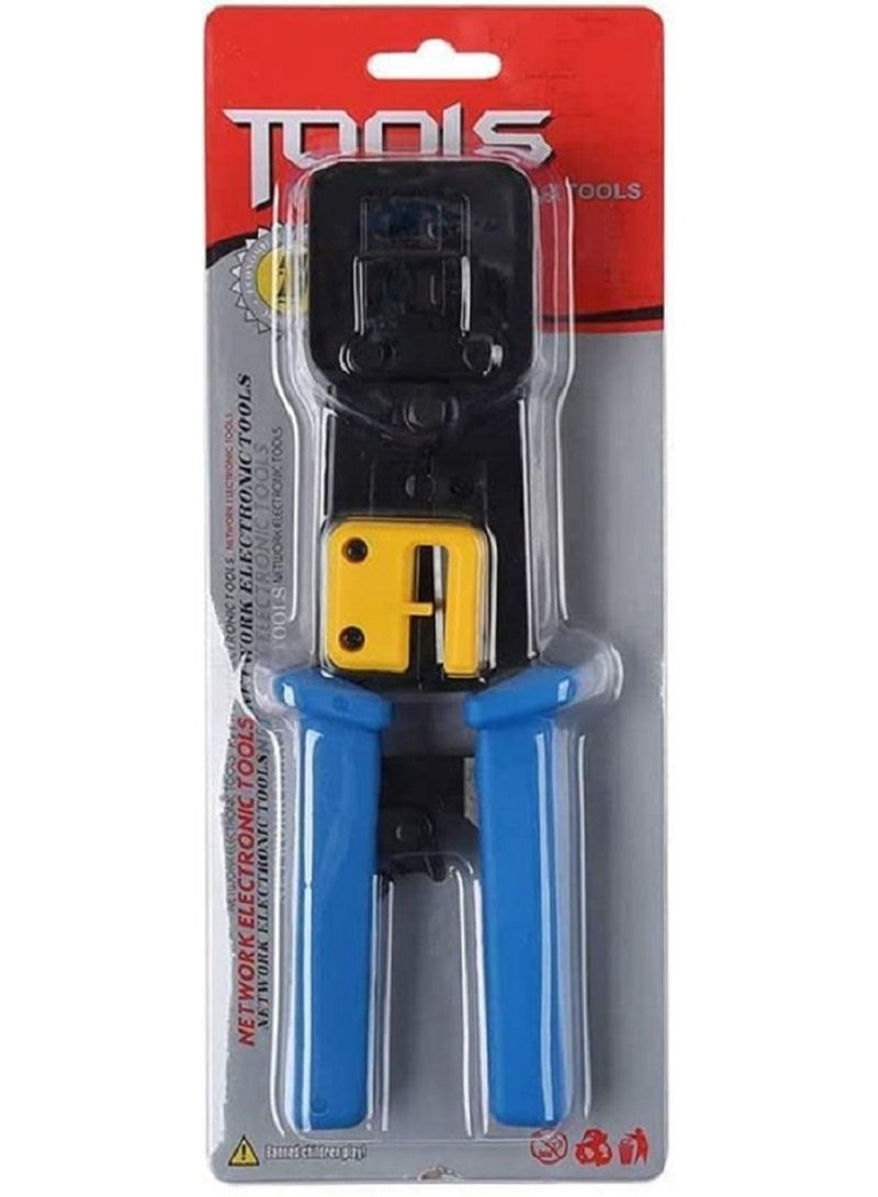 RJ45 Crimp Tool Pass Through Modular CAT6 Cat5e Cat5 - Image 1