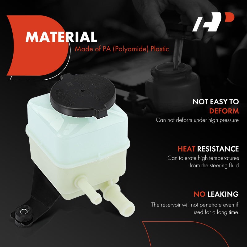 A-Premium A-Premium Power Steering Reservoir/Tank with Cap & Bracket Compatible with Toyota Land Cruiser 1998-2008 & Lexus LX470 1998-2007  - Image 2
