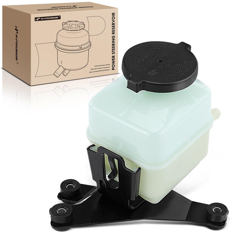 A-Premium A-Premium Power Steering Reservoir/Tank with Cap & Bracket Compatible with Toyota Land Cruiser 1998-2008 & Lexus LX470 1998-2007  - Image 1