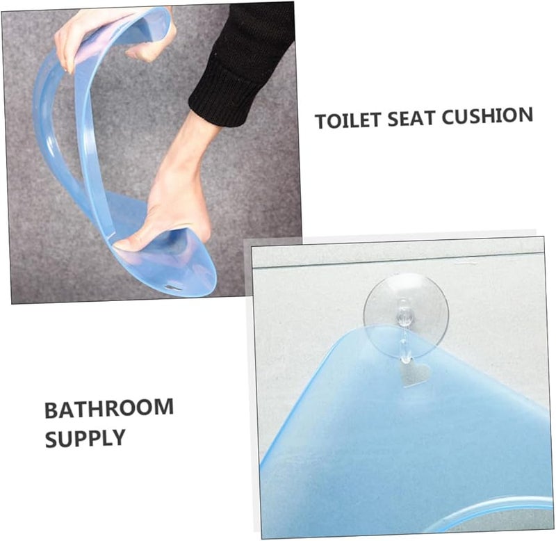 غطاء مقعد المرحاض أوبرتاكس - وسادة قابلة للتنفس من البلاستيك المتين، مقاومة للانزلاق وسهلة التركيب - Image 4