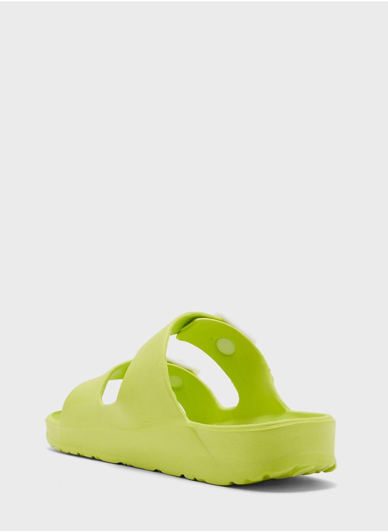 Ginger - Double Strap Slides - Image 1