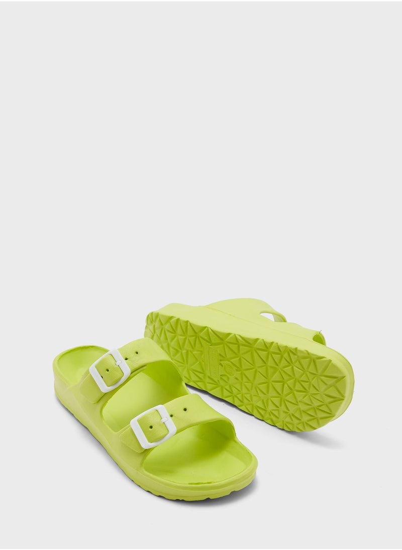 Ginger - Double Strap Slides - Image 1