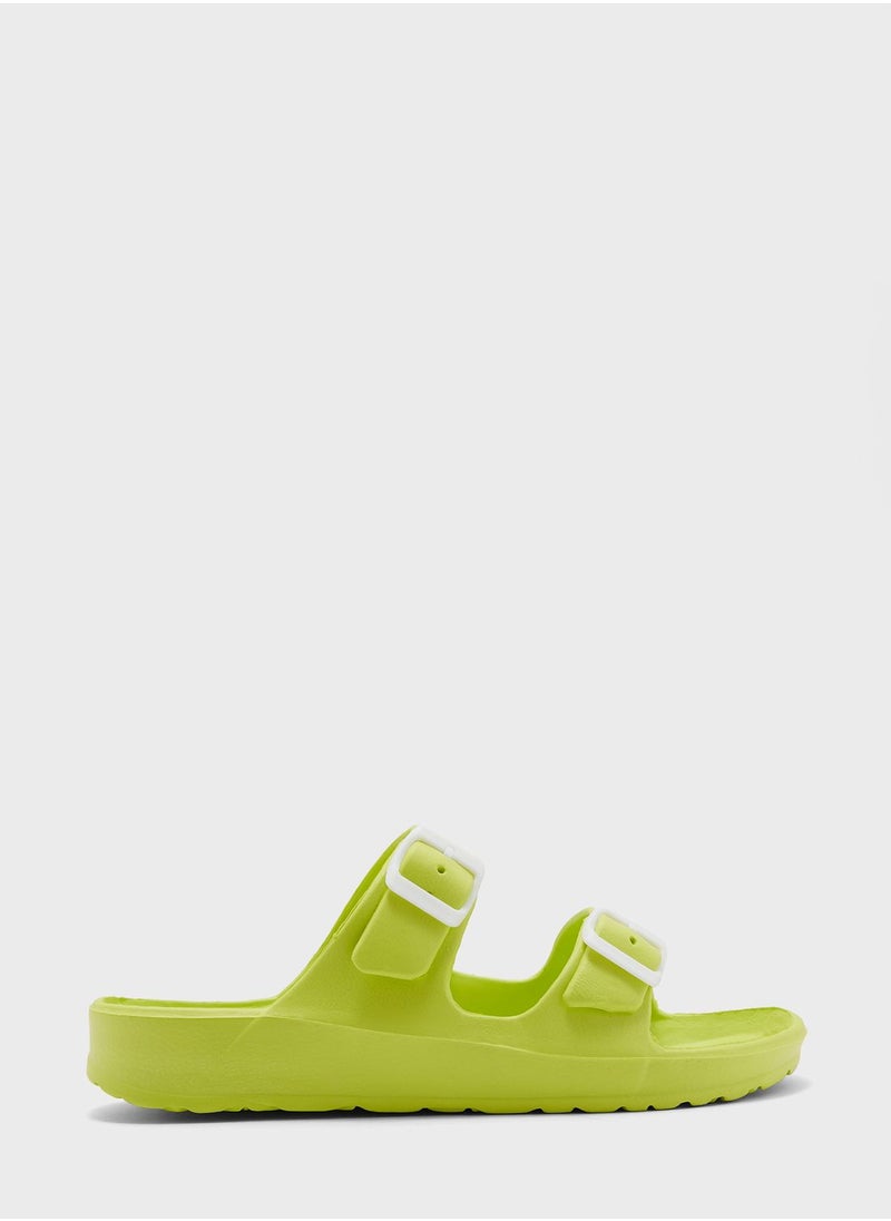 Ginger - Double Strap Slides - Image 1
