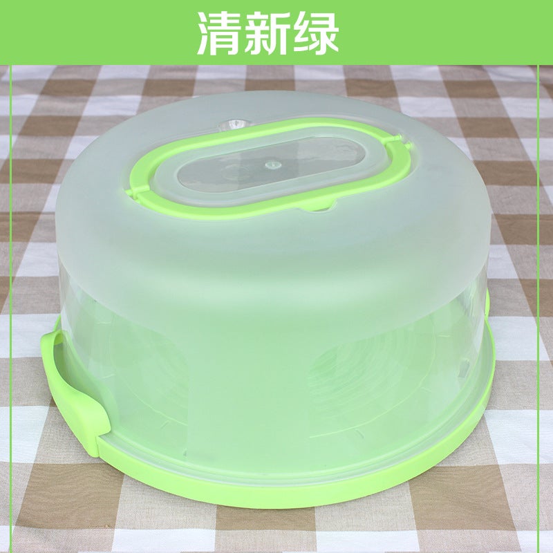 10-Inch Thick Plastic Cake Box Buckle Birthday Cake Box Pp Portable Portable Baking Box - Image 1