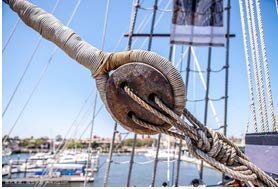 Bang4buck Super Strong 1/2 Inch x 300 Feet Three Strand Braided Boat Lines Dockline with Thimble 5850 Pound Breaking Strain Green - Image 2
