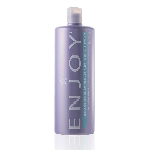 ENJOY Hair Care Balancing Shampoo Sulfate Free For Color Treated Hair for Men and Women Curly Hair 338 Fl Oz