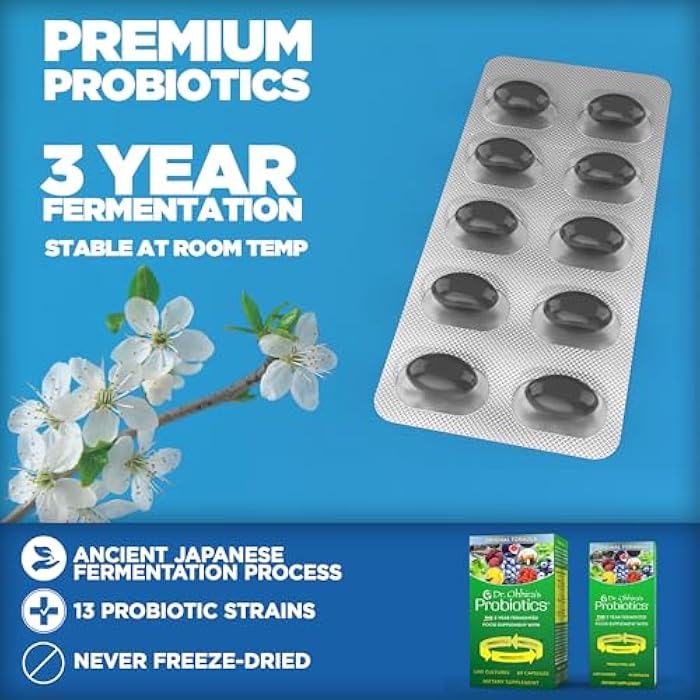 essential formulas Dr. Ohhira's Probiotics, Original Formula, 60 Caps with Bonus 10 Capsule Travel Pack - 13 Probiotic Strains with Prebiotics and Postbiotics - Image 3