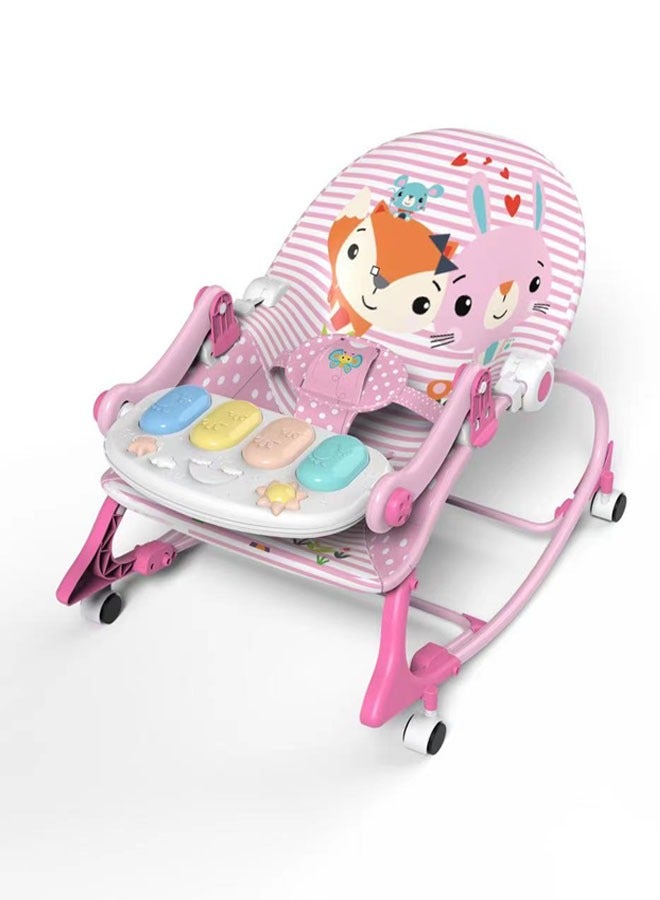 keke 2 in 1 Multifunctional Baby Rocker Vibrating Chair For Newborn To Toddler  - Image 1
