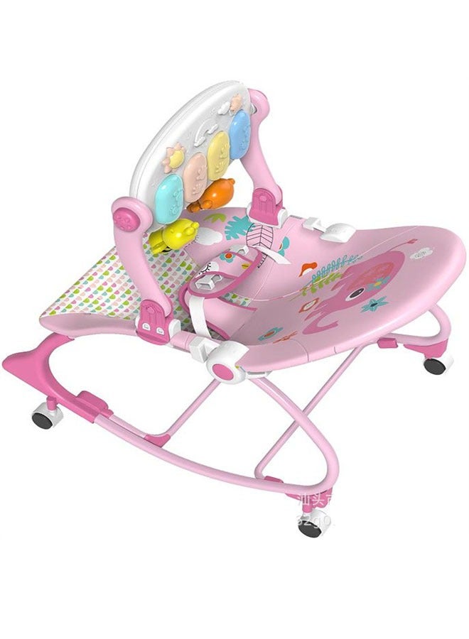 keke 2 in 1 Multifunctional Baby Rocker Vibrating Chair For Newborn To Toddler  - Image 4