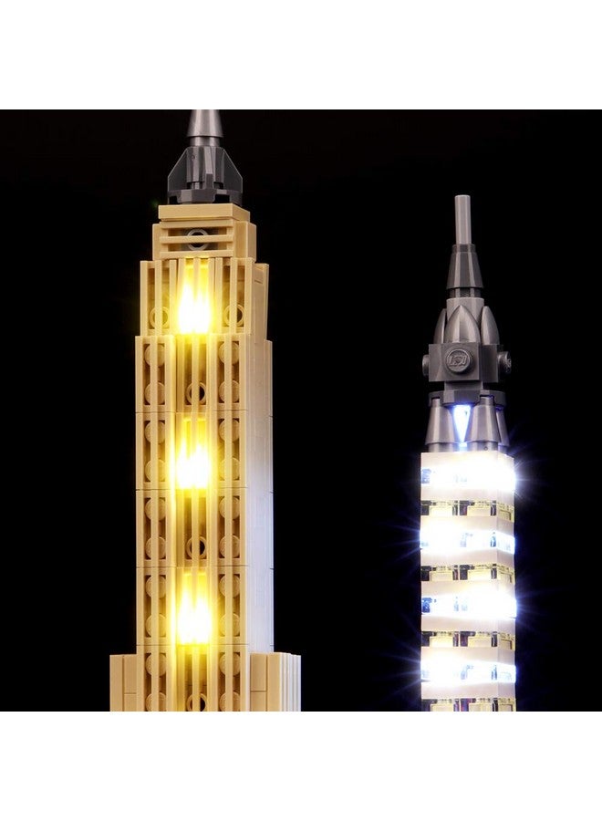 BRIKSMAX مجموعة إضاءة LED من BRIKSMAX للهندسة المعمارية مدينة نيويورك - متوافقة مع نموذج كتل البناء Lego 21028 - لا تشمل مجموعة Lego - Image 5