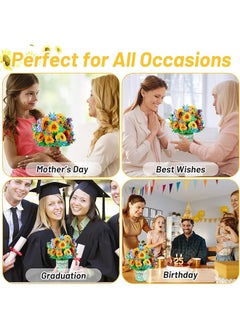 Pop Up Cards 3D Birthday Pop Up Cards Greeting Card Paper Flowers Paper Bouquet Anniversary Card Sunflower Birthday Card For Wife Card For Mom Mothers Day Card With Note Card - pzsku/ZA0CC866F6BEDB824225DZ/45/_/1740917264/21479129-7875-4fb3-8df6-ebad974323b1