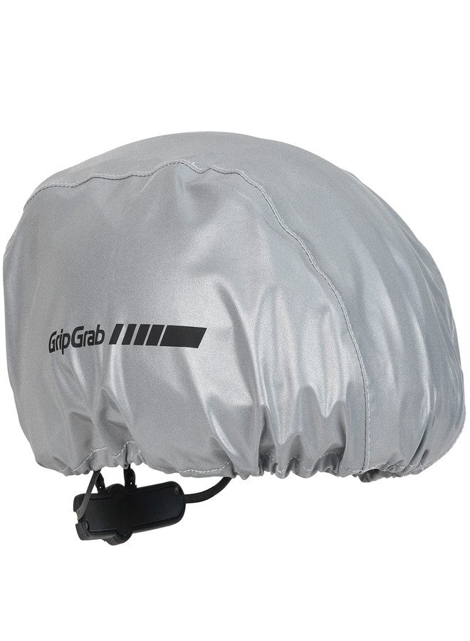 GripGrab Bicycle Helmet Cover Waterproof High Visibility Reflective Cycling Rain Cover Rainproof Windproof Adjustable - Image 1