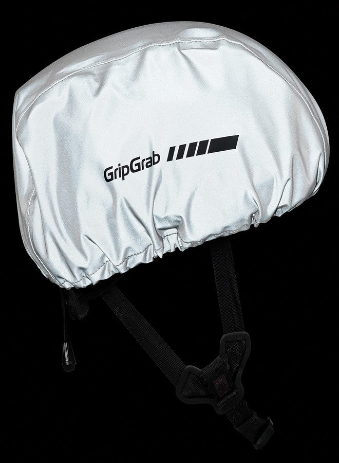 GripGrab Bicycle Helmet Cover Waterproof High Visibility Reflective Cycling Rain Cover Rainproof Windproof Adjustable - Image 5