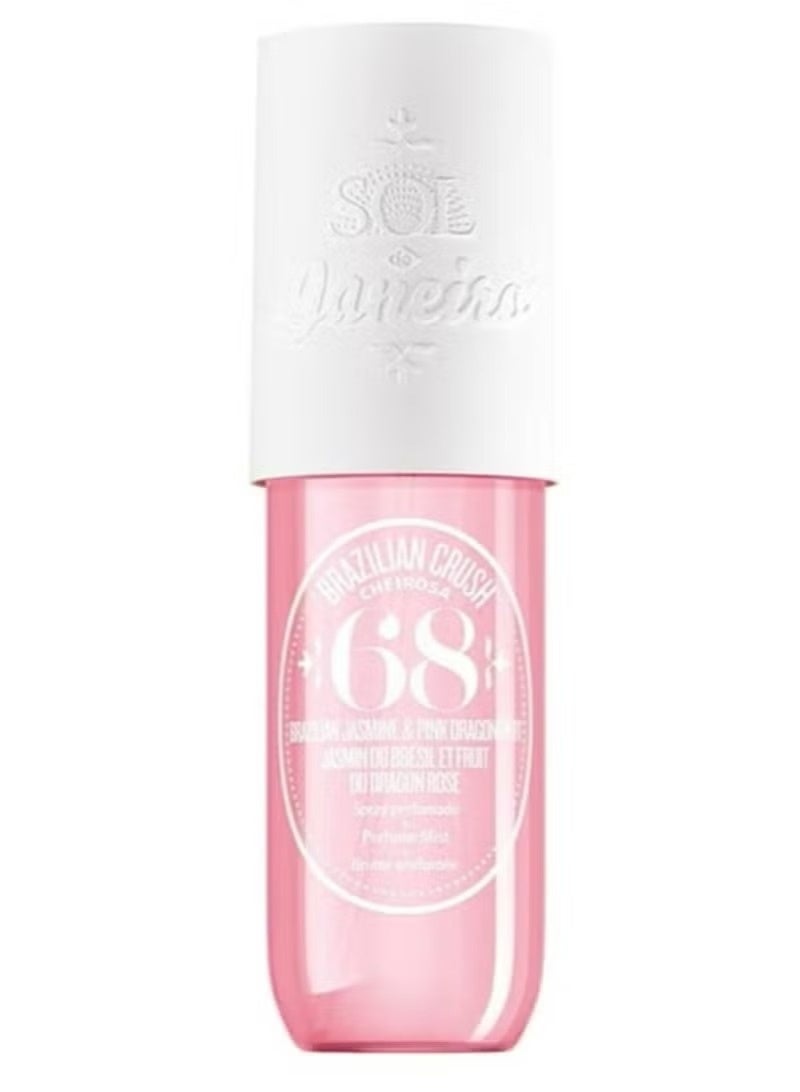 sol de jainero Sol de Janeiro Brazilian Crush Cheirosa 68 Beija Flor Perfume Mist – 90ml | Floral & Fruity Fragrance with Passionfruit, Pink Jasmine & Amber | Lightweight, Uplifting Scent for Women & Men - Image 1