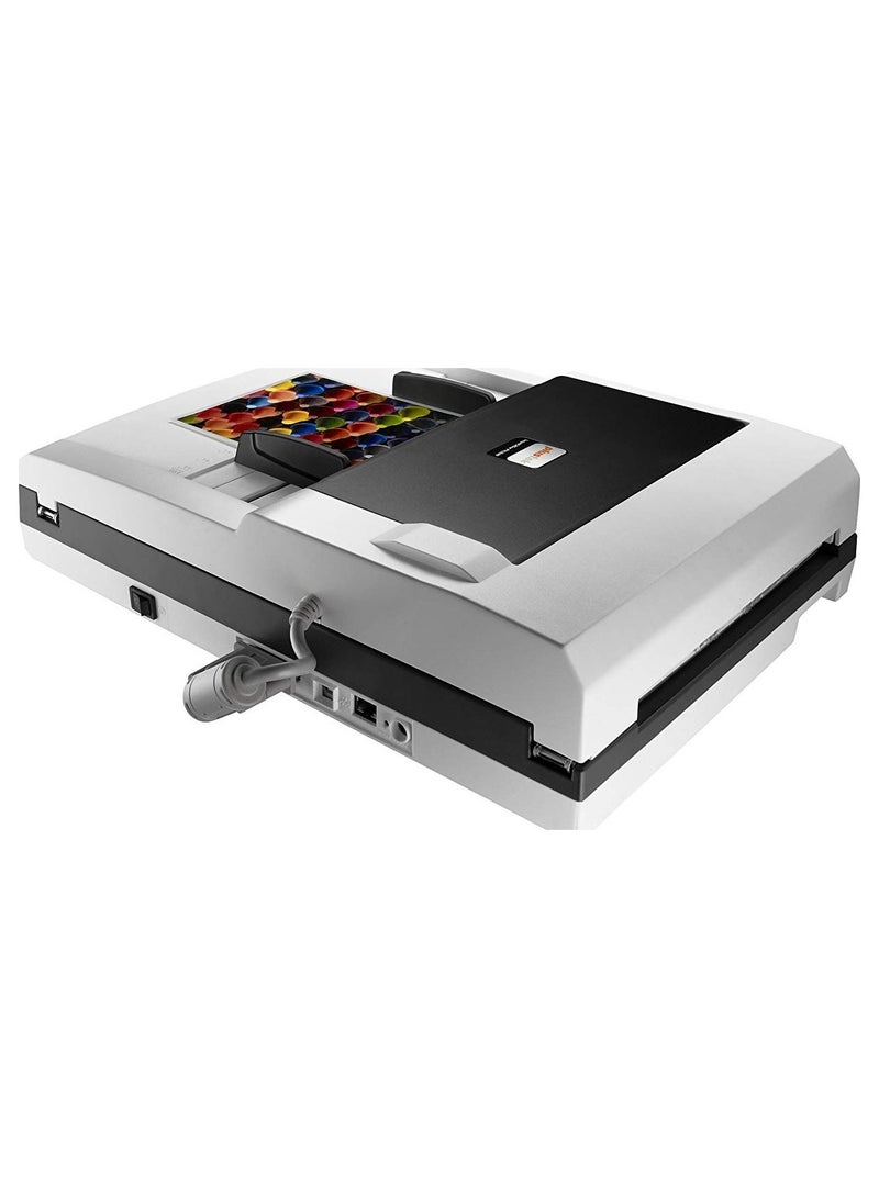 Plustek Plustek SmartOffice PL4080 ADF 600 x 600 DPI Flatbed & ADF Scanner, Schwarz, Grau – Scanner - Image 4