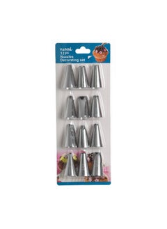 Generic Cake Decorating Nozzle Set with 12 Designs  - Image 2