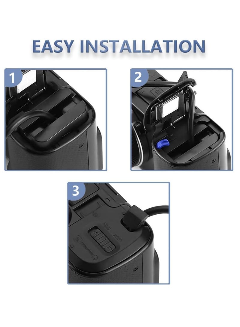 TIGER AC-PW20 AC Power Adapter NP-FW50 Dummy Battery Kit for Sony Alpha ZV-E10, A7 Series, A6500, A6400, A6300, A6100, A6000, A5100, RX10 II/III/IV, NEX – Continuous Power for Professional Photography & Videography  - Image 4