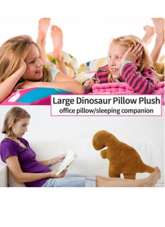 General Dino Nugget Pillow Plush Funny Chicken Nugget Plushie Birthday Gift Dino Decorative Throw Pillow For Kids Room Decor Dinosaur Stuffed Animal Idea Birthday Gift For Teens Kids And Adult  - Image 5