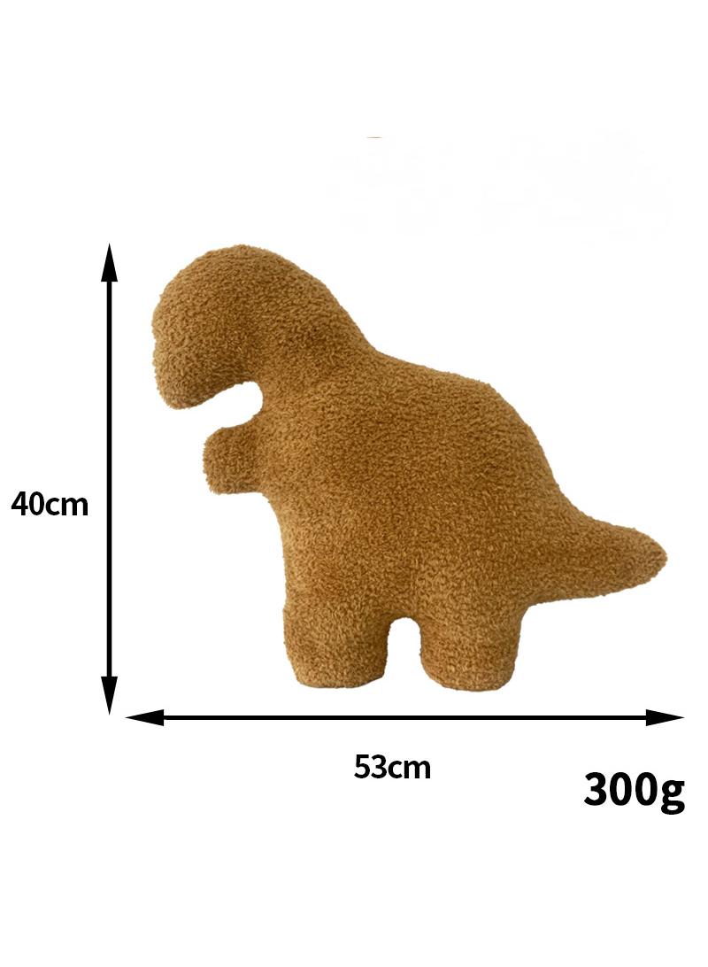 general Dino Nugget Pillow Plush Funny Chicken Nugget Plushie Birthday Gift Dino Decorative Throw Pillow For Kids Room Decor Dinosaur Stuffed Animal Idea Birthday Gift For Teens Kids And Adult - Image 3